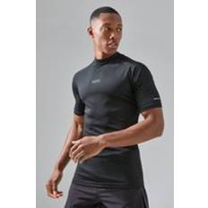 boohooMAN Man Active Compression T-shirt - Black