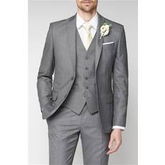 Occasions Scott & Taylor Occasions Tailored Fit Grey Plain Men's Suit Jacket 44L