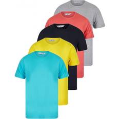 Tokyo Laundry 5-Pack Cotton Short-Sleeve Crew Neck T-Shirts Multi