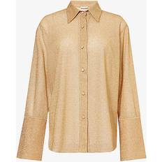 Gold Hemden Oséree Oversized Lumière Shirt beige