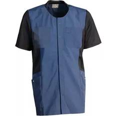 4XL - Unisex Skjortor Nybo Workwear Sporty Mix Kortärmad Skjorta - Navy