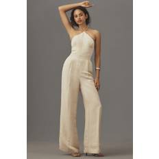 Pellava Haalarit Paige Thandie Jumpsuit in Ivory. 12, 14, 2, 4, 6, 8