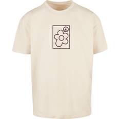 Mister Tee Upscale by Mister Tee Mehr Peace Color Oversize T-shirt für Herren Beige