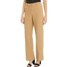 Anne Klein Pants & Shorts Anne Klein Women's Wide-Leg Front-Crease Pants Light Coffee