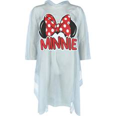 Jerry Leigh Women's Minnie Mouse Ears with Bold Print Rain Poncho, Clear