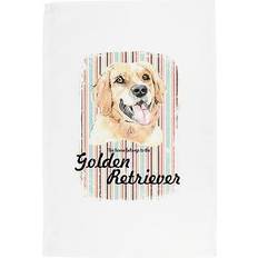 Home retriever tea Kitchen Towel Gold