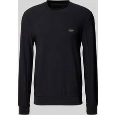 Guess Man Kleding Guess Tech Stretch CN Sweater - Zwart