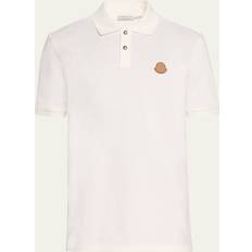 Moncler Polo À Logo - Blanc