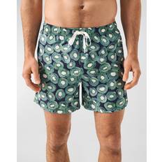 Eton Badkläder Eton Gröna Badshorts Kiwimönster - Blå