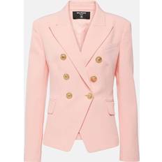 Dam - Overshirts - Rosa Jackor Balmain Embellished double-breasted blazer pink