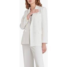 Woman Suits Whistles Annie Double Breasted Wedding Blazer, Ivory