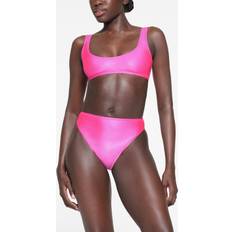 XXS Bikini Tops SKIMS Scoop Bikini Top Pink Shine Taffy