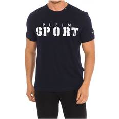 Philipp Plein Clothing Philipp Plein Sport TIPS400 Mens short sleeve t-shirt Blue