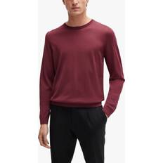 HUGO BOSS Sweatere HUGO BOSS Slim-Fit Sweater - Rød