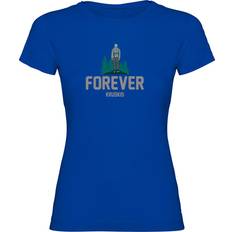 Kruskis Forever Short Sleeve T-shirt Blue Woman