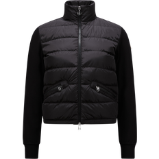 Moncler Einfarbig Cardigans Moncler Collection Materialmix Schwarz - Noir