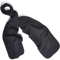 Fleece Scarfs BG Sold by: Boxed-gifts, Solid Color 100% Polyester Fleece Unisex Winter Scarf Black