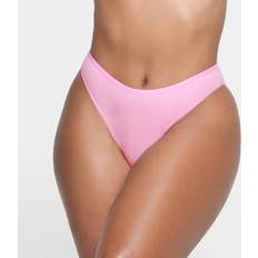 XXS Bikini Sets SKIMS High Leg Bikini 5-Pack Pink Cotton Logo