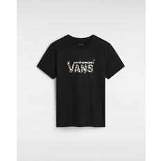 Vans Women Tops Vans Animalier Rundhals-t-shirt black Damen Schwarz, Größe