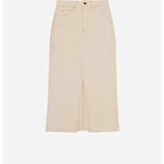 Woodbird Nederdele Woodbird Pander Denim Skirt Off White