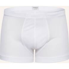 Mens White Slim-fit Stretch-cotton Trunks