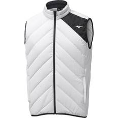 Clothing Mizuno Breath Thermo Move Down Gilet Grey Grey