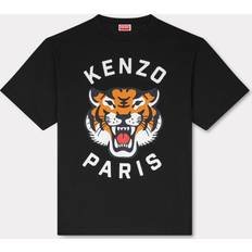 Kenzo Lucky Tiger' Oversized Genderless T-shirt Black Unisex