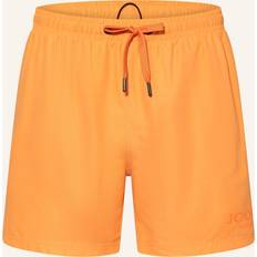 Mikrofaser Bademode Joop! Herren Badeshorts orange Mikrofaser unifarben