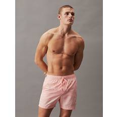 Calvin Klein Pink Swimming Trunks Calvin Klein Medium Drawstring Swim Shorts - CK Steel