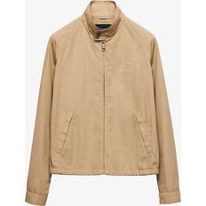 Prada Men Jackets Prada Cotton-Blend Jacket neutral