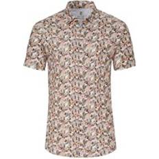 DESOTO Skjorter DESOTO Short Sleeve Jersey Shirt Print Beige