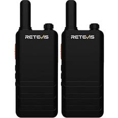 Retevis RT622P Walkie Talkie, Handheld 2 Way Radio Rechargeable 1620 mAh USB-C, VOX Hands Free, PMR446 15mm Ultra-Thin Radio Walkie Talkies Comapct for