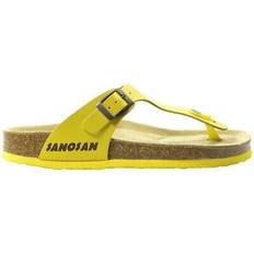 Man - Yellow Flip-Flops Sanosan, Herren, Flip-Flop, Flipflops Geneve Leder, Gelb