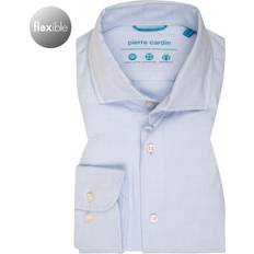 Pierre Cardin Overdele Pierre Cardin Hemd blau Baumwoll-Stretch