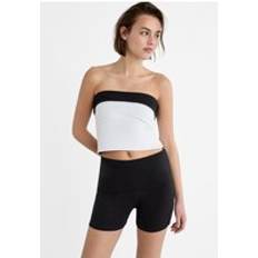 Günstig Bikinioberteile Stradivarius Wende-Bandeau-Top Schwarz