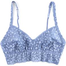 Leopard Bras Hanky Panky Leopard Cross Dye Retro Bralette Stonewash/Serenity Blue