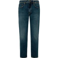 Herre - Polyamid Jeans Pepe Jeans Straight Fit Med Mellem Talje - Blå