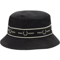 Fred Perry graphic tape black bucket hat