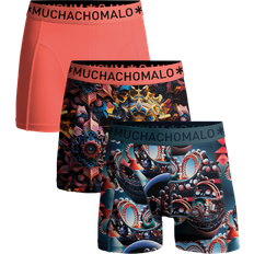 Muchachomalo Boxershorts 3-Pack Nostalgic Multicolour Pink