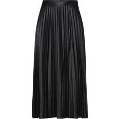 Polyurethane Skirts MM6 Maison Margiela Midi Skirt - Black