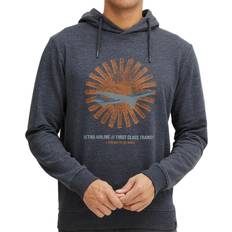 Indicode forzo herren baumwoll-hoodie kapuzen-sweater 55-581mm 420 pullover navy Blau
