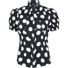 Modal Blouses Hell Bunny Dolores Blouse - Black