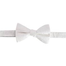 Clothing Trafalgar Men's Banbury Tone on Tone Paisley Silk Bow Tie, White One Size