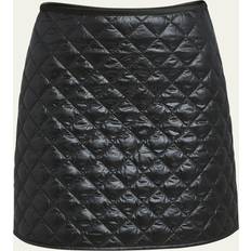 Polyamide Skirts Moncler Quilted Padded Miniskirt - Black