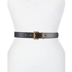 Bronze Accessoires Saint Laurent Monogramme Belt - Nero/Black