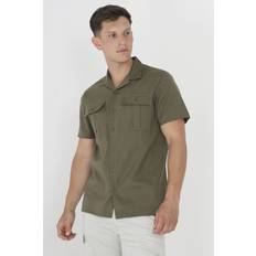 Brave Soul Short Sleeve Shirt Khaki