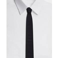 Cravates Dolce & Gabbana Silk Tie Tie Blue