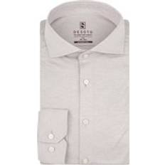 DESOTO Essential Shirt Hai Piqué Beige