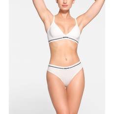 XXS Bikini Sets SKIMS Logo Bikini White Fits Everybody