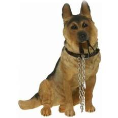 Figurines on sale Lesser & Pavey Walkies German Shepherd Resin Figurine